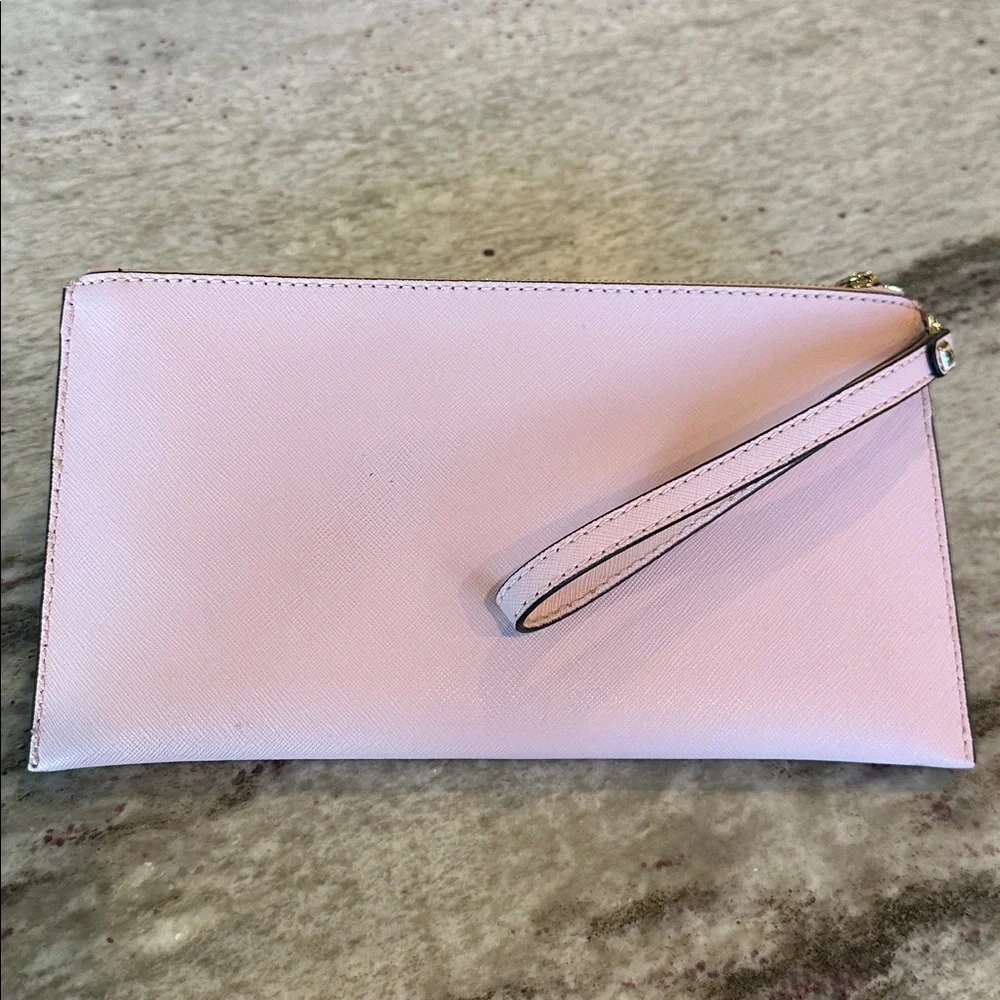 Micheal Kors Pink Studded Clutch